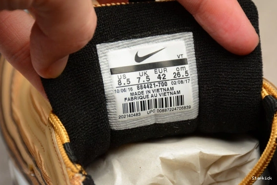 QS 97 AIR METALLIC GOLD NIKE 884421-700 OG MAX 0121